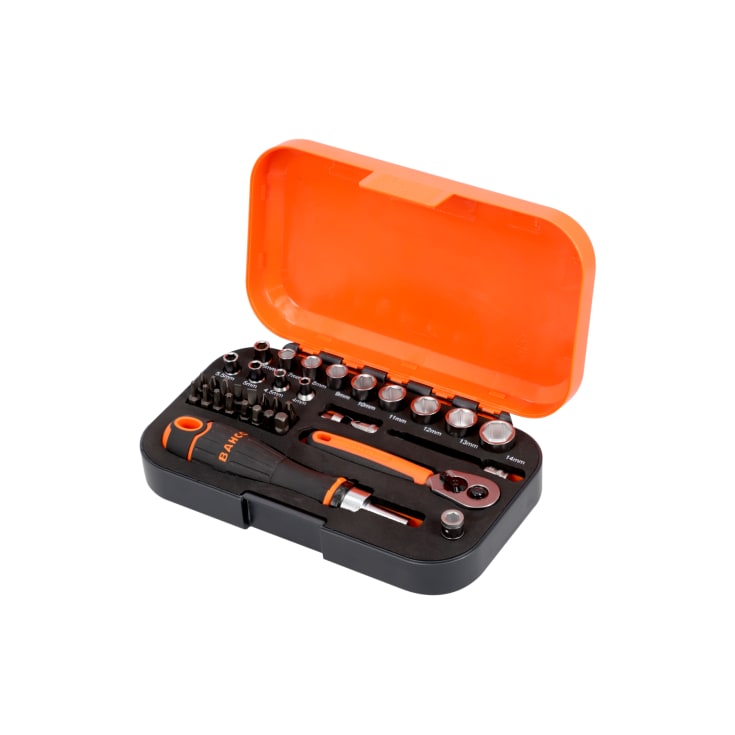 Bahco hylsnyckelsats S34MC8H, 1/4", 34 delar