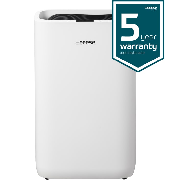 Eeese Hugo affugter og luftrenser, appstyret, 25 liter/døgn, 120 m²
