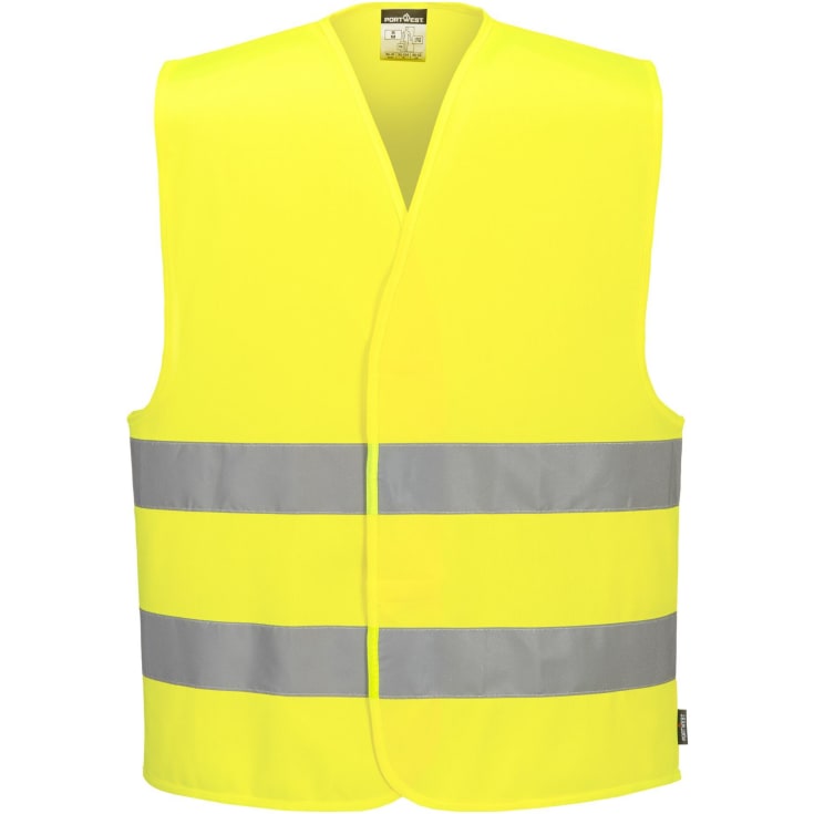 Portwest refleksvest, Hi-Vis Gul, L/XL