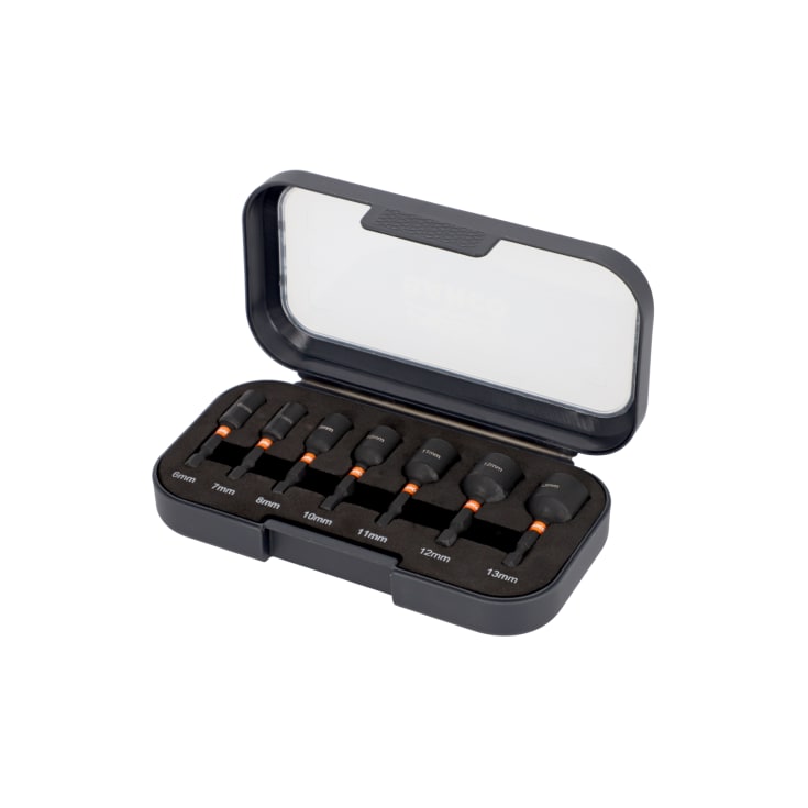 Bahco slagboltbitsett 66IM/M50S7, 1/4", 6 - 13 mm, 7 deler