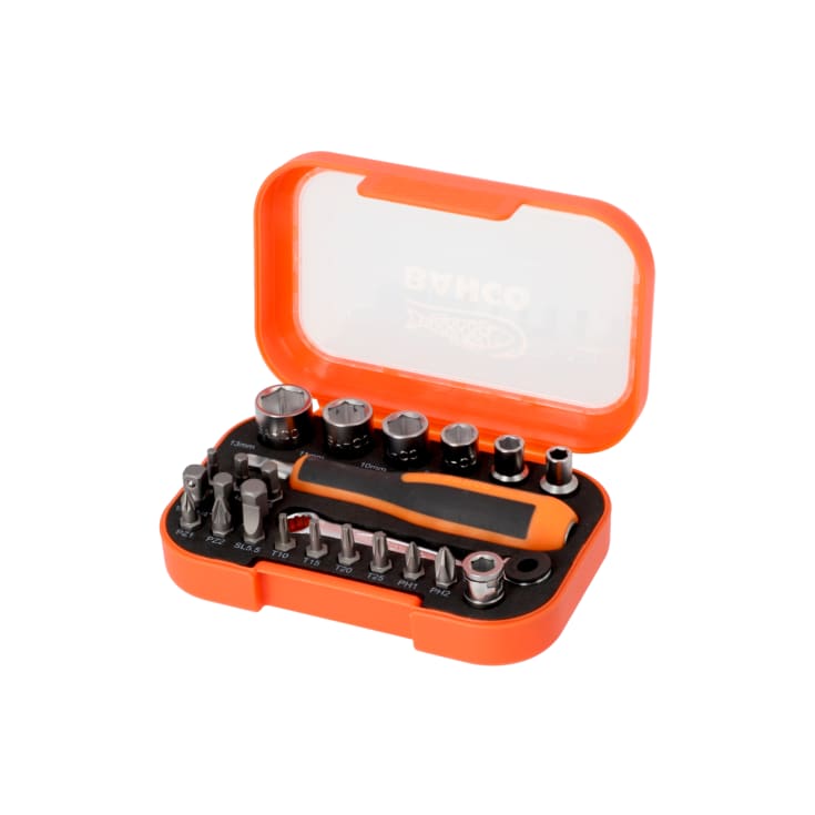 Bahco hylsnyckelsats S24MC11H, 1/4", 24 delar