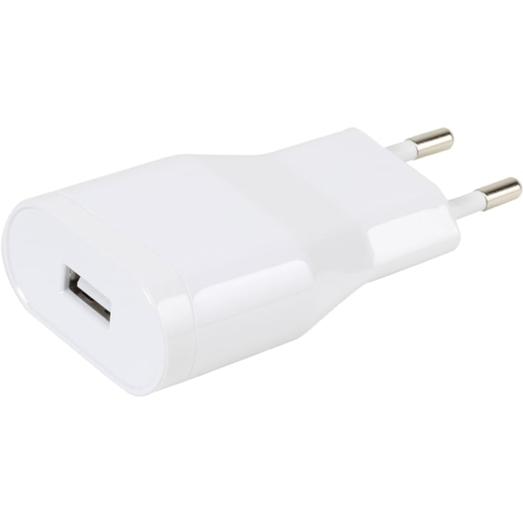 Vivanco Lader 2,4A inklusiv Lightning kabel, hvid