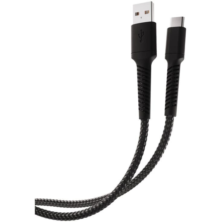 Vivanco Longlife USB-C/USB-A laddningskabel, 0,5 meter