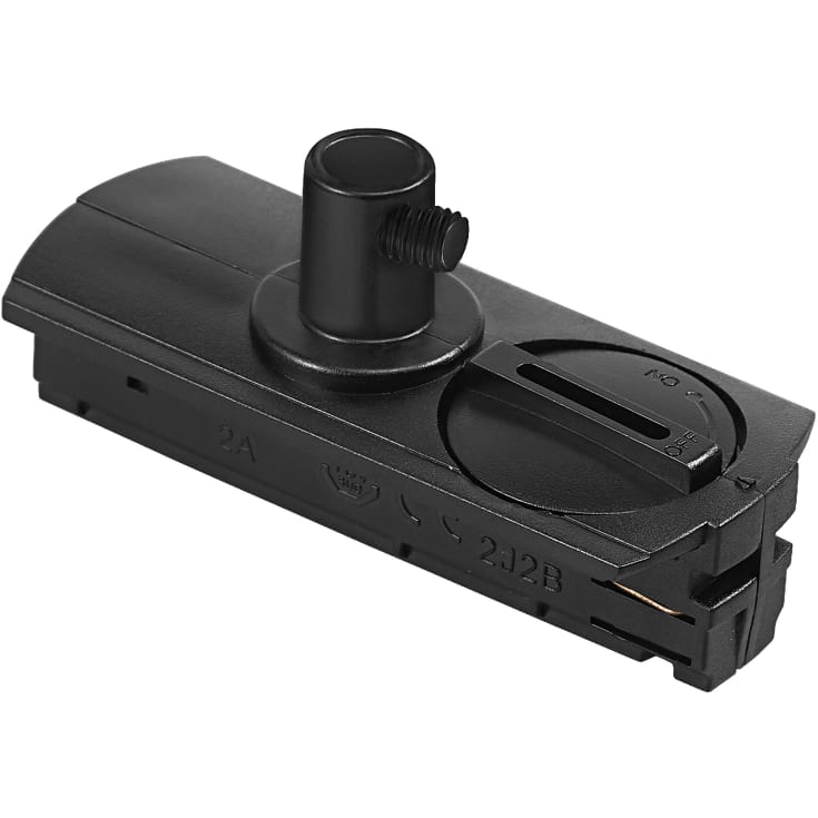 Osram Tracklight 1F pendeladapter, sort