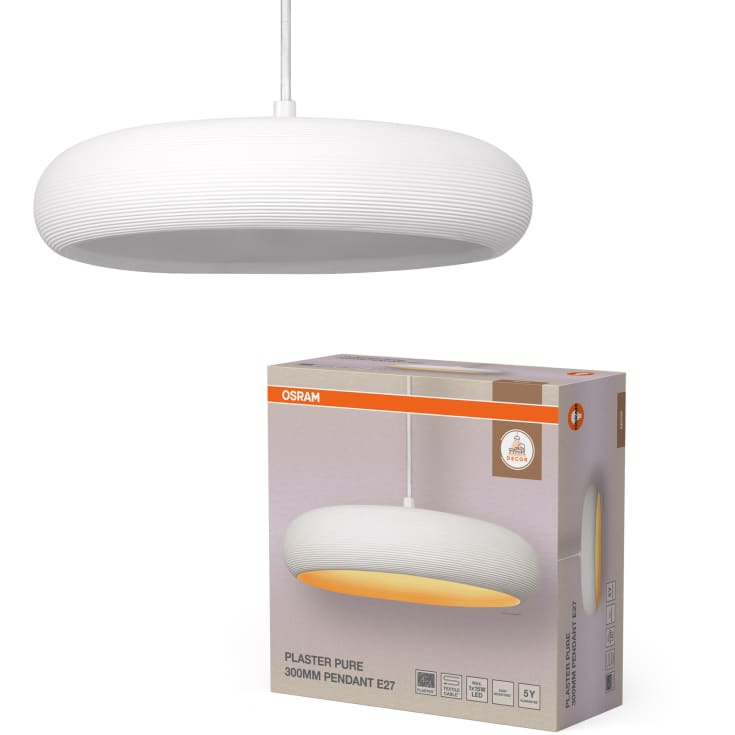 Osram Decor Plaster Pur pendel, Ø30 cm