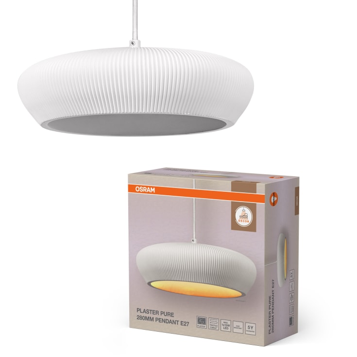 Osram Decor Plaster Pur pendel, Ø28 cm