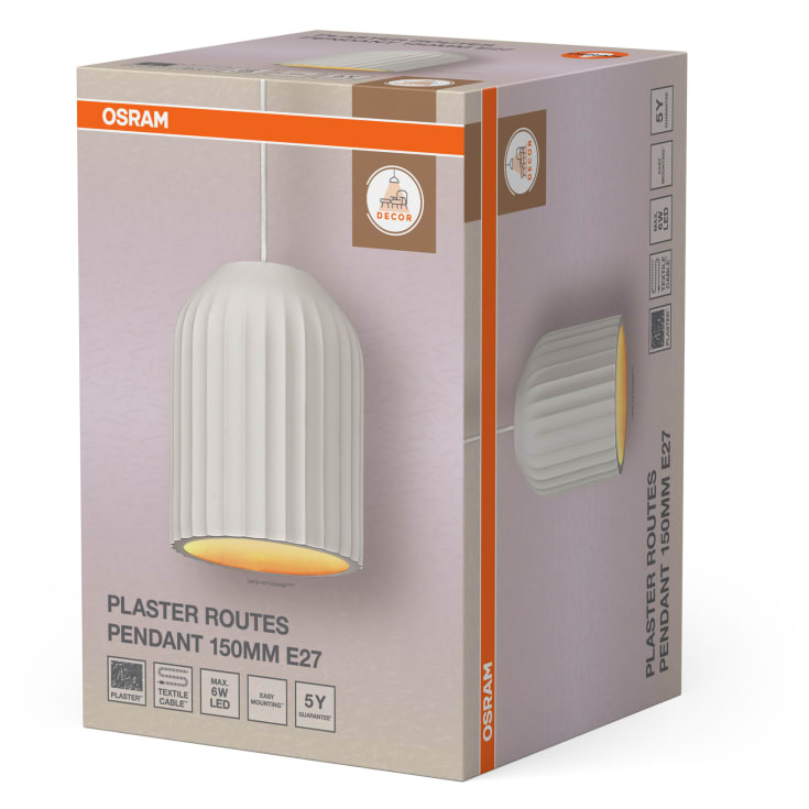 Osram Decor Plaster Routes pendel, 15 cm