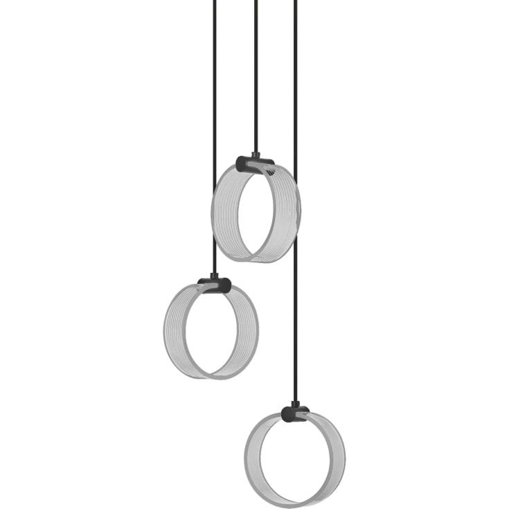 OSRAM DECOR Circle Pendant rund Click CCT 2400lm 3X5W transp