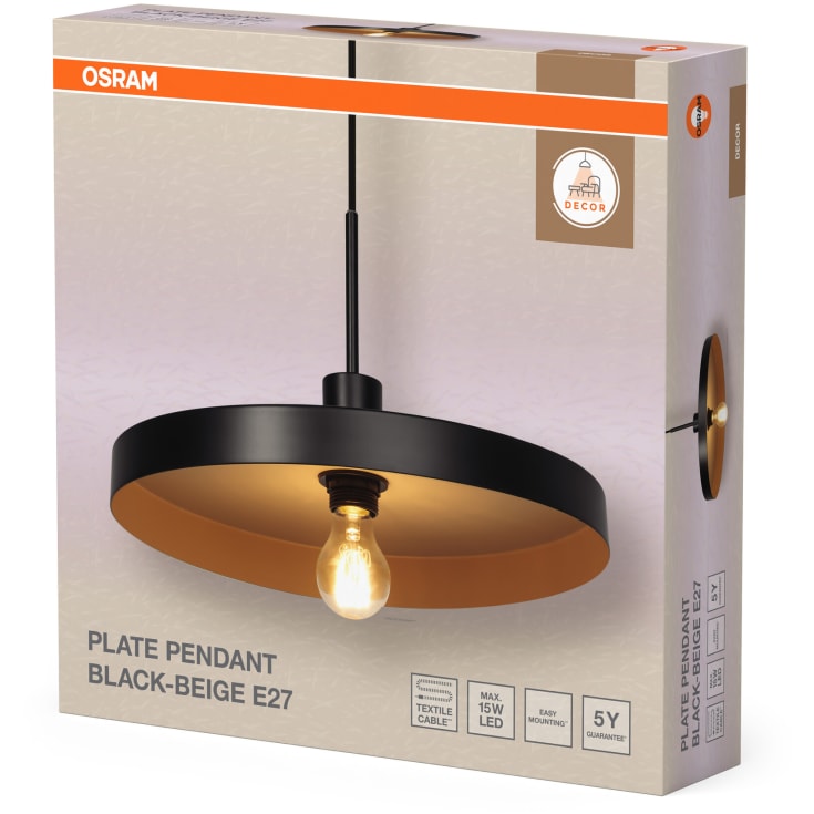 Osram Decor Plate pendel, guld