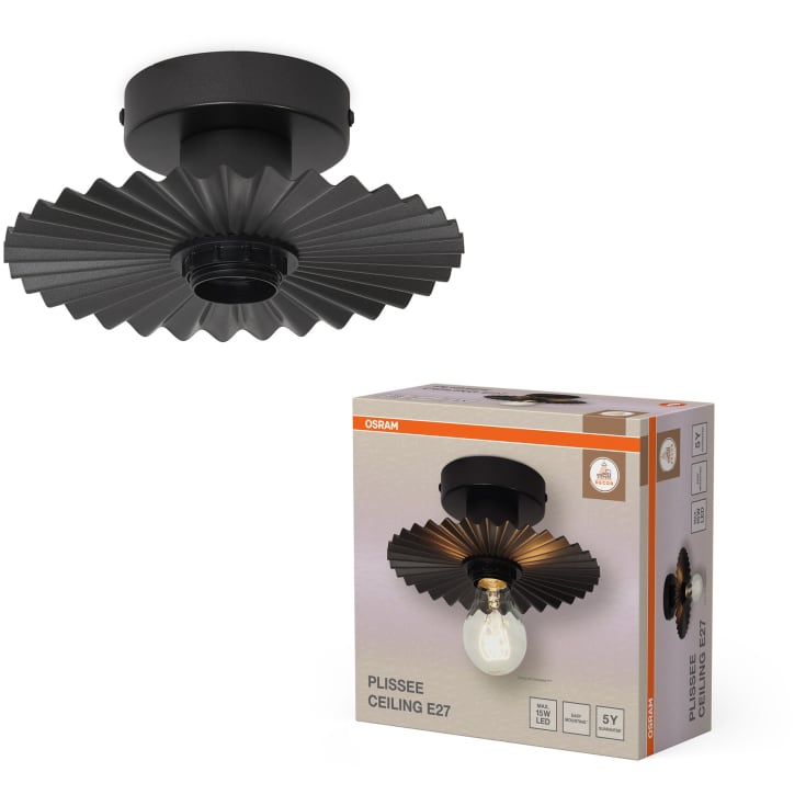 Osram Decor Plissee taklampe, grå