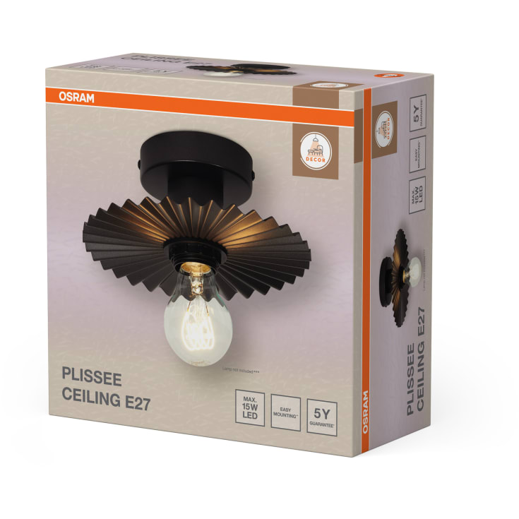 Osram Decor Plissee taklampa, grå