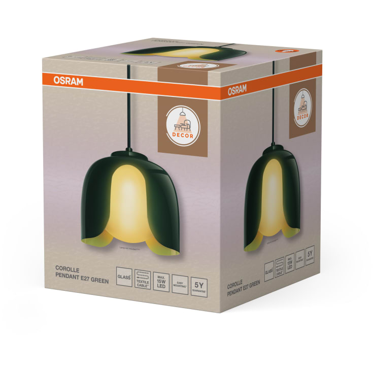 Osram Decor Corolle pendel, grøn