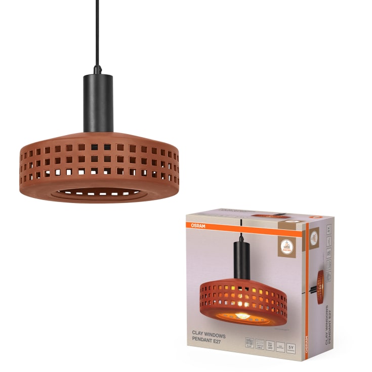 OSRAM DECOR Clay Windows Pendant 1XE27