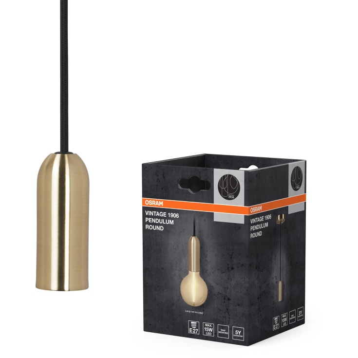 Osram Vintage 1906 Round lampupphängning, guld