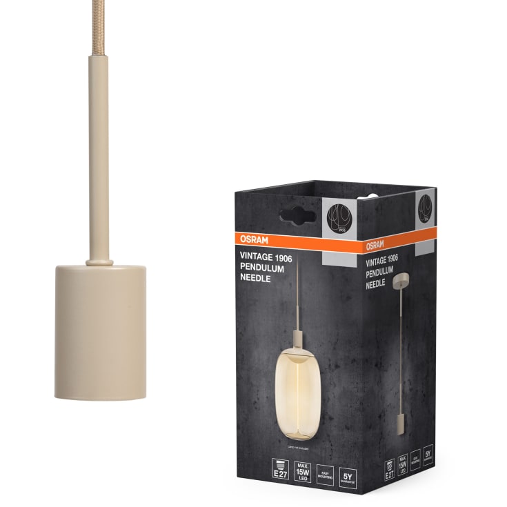 Osram Vintage 1906 Needle fatningssæt, beige