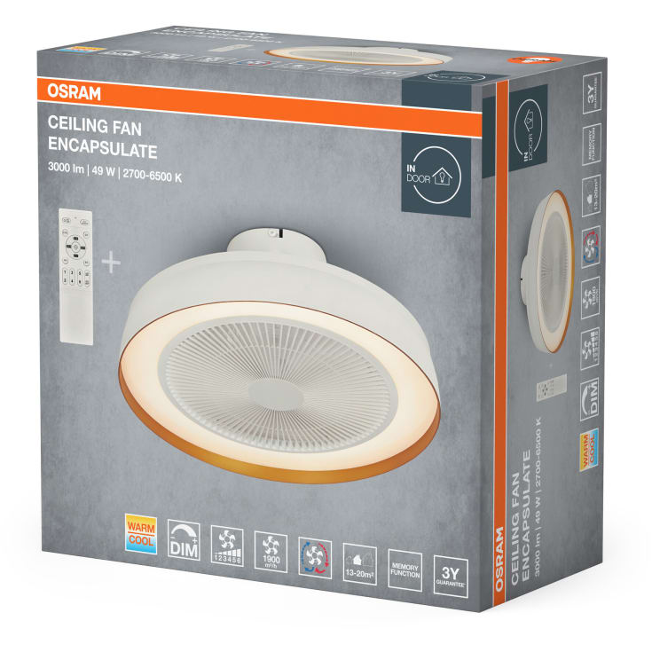 OSRAM Ceiling Fan encapsulated 470 48W hvid
