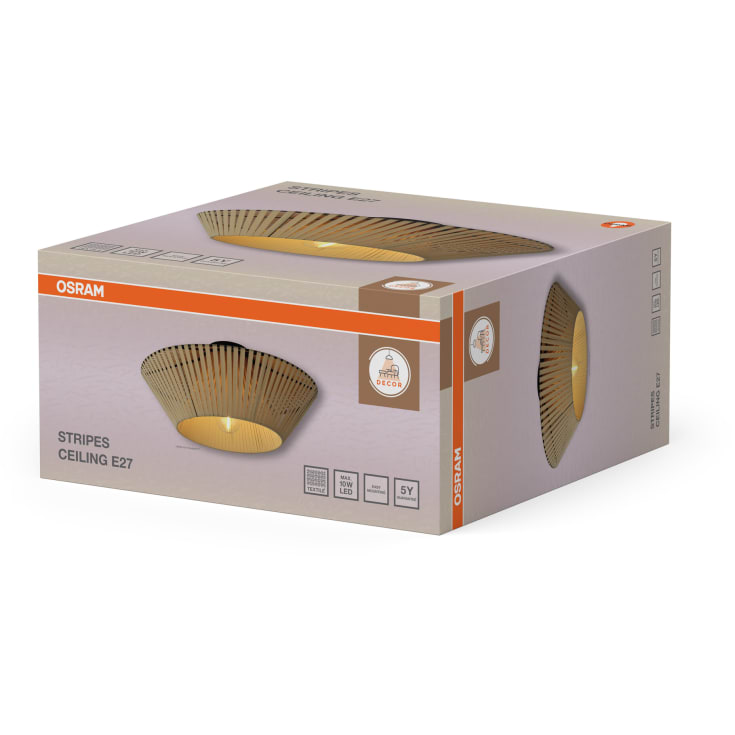 Osram Decor Stripes taklampe, beige