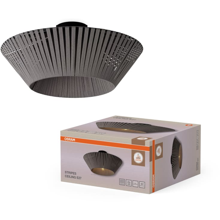 Osram Decor Stripes taklampe, grå