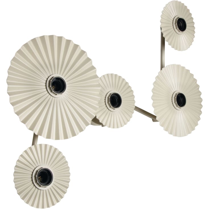 Osram Decor Plissee væglampe, beige
