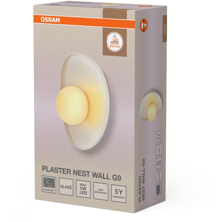 Osram Decor Nest vegglampe, hvit
