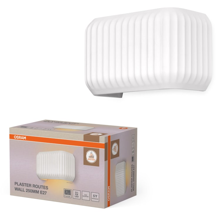 Osram Decor Plaster Routes væglampe, 25 cm