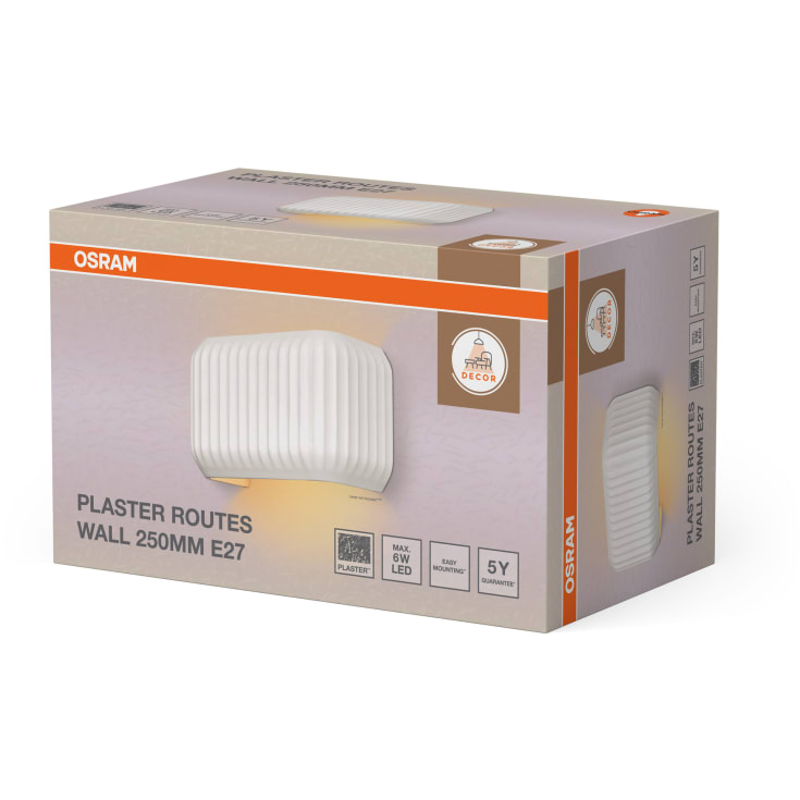 Osram Decor Plaster Routes vegglampe, 25 cm