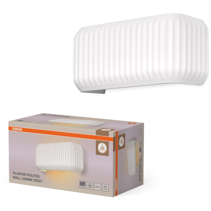 Osram Decor Plaster Routes væglampe, 33 cm