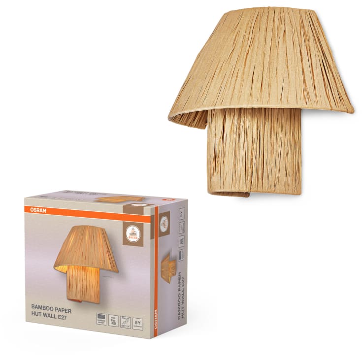 Osram Decor Bamboo Paper væglampe