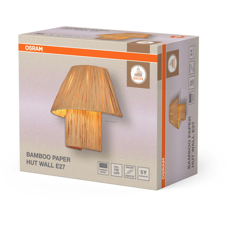 Osram Decor Bamboo Paper vägglampa