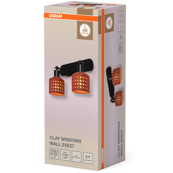 Osram Decor ClayWindow vägglampa