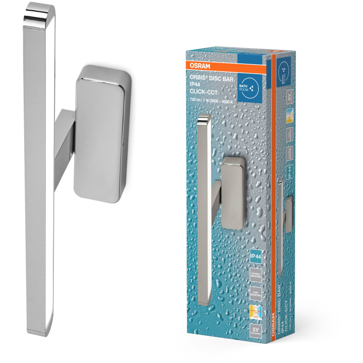 Osram Orbis Disc speillampe, 3000–4000K, krom