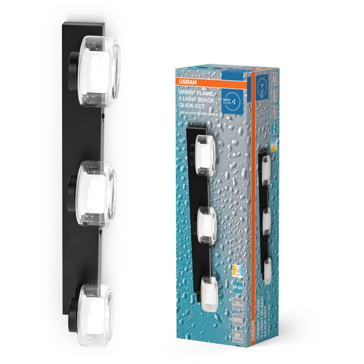 Osram Orbis Flame spejllampe, 3000-4000K, sort, 50 cm