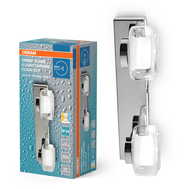 Osram Orbis Flame spegellampe, 3000-4000K, krom, 30 cm