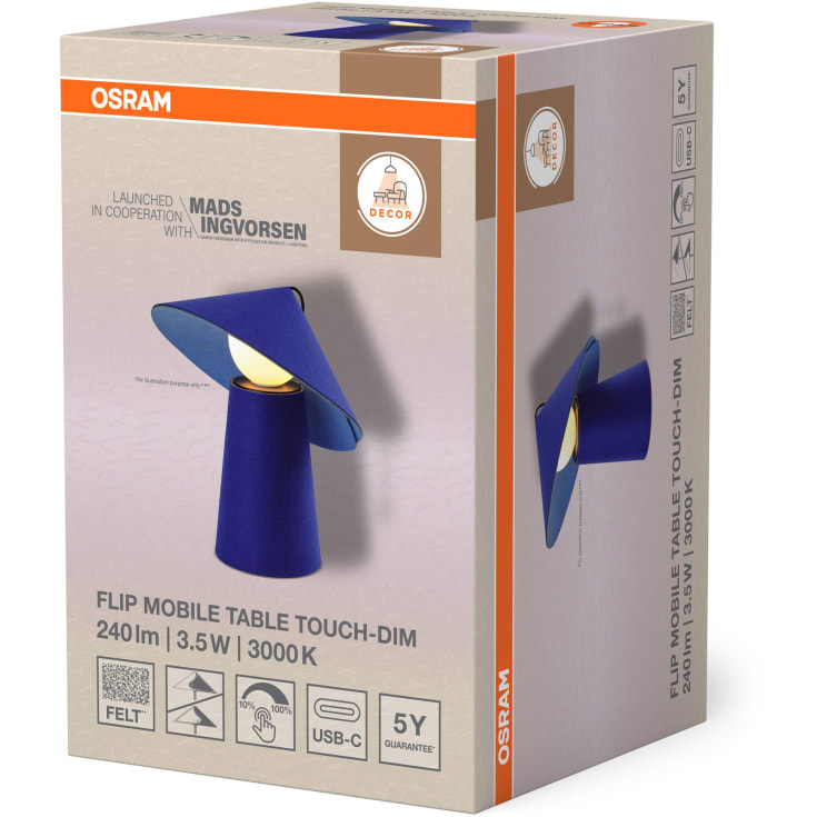 Osram Decor Flip uppladdningsbar bordslampa