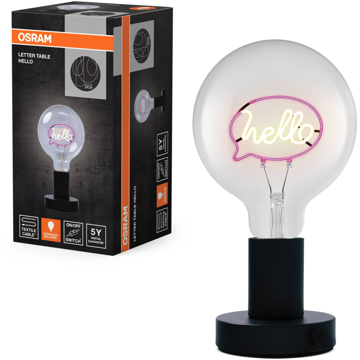 OSRAM 1906 Letter Table Hello 1,2W E27