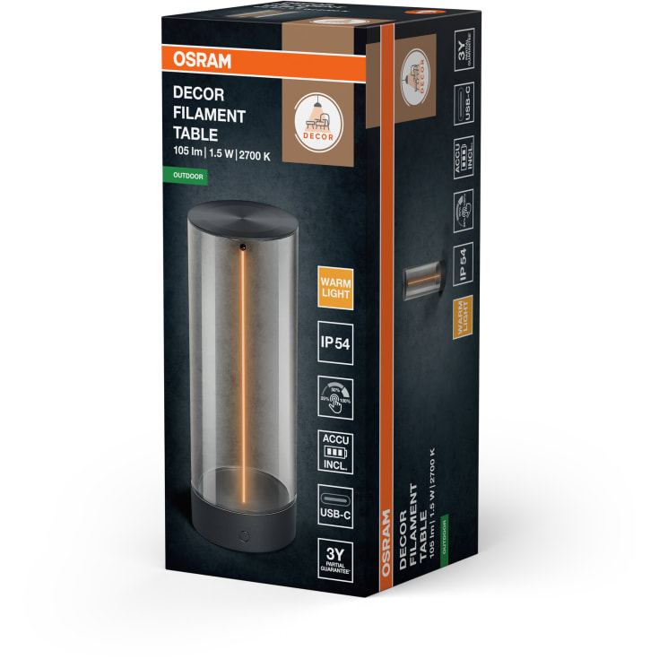 Osram Endura Style genopladelig bordlampe