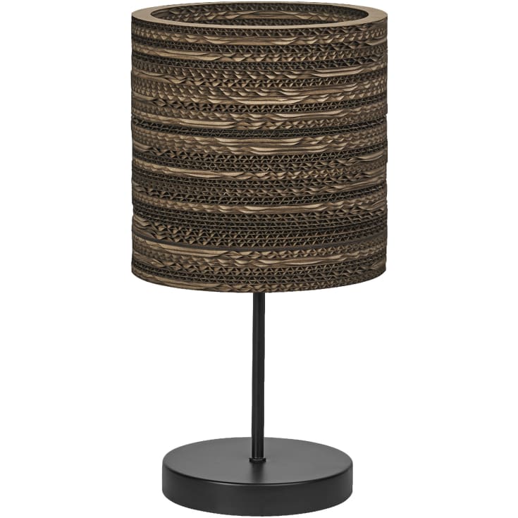 OSRAM DECOR Cardboard Cylinder Table 1XE27 brun