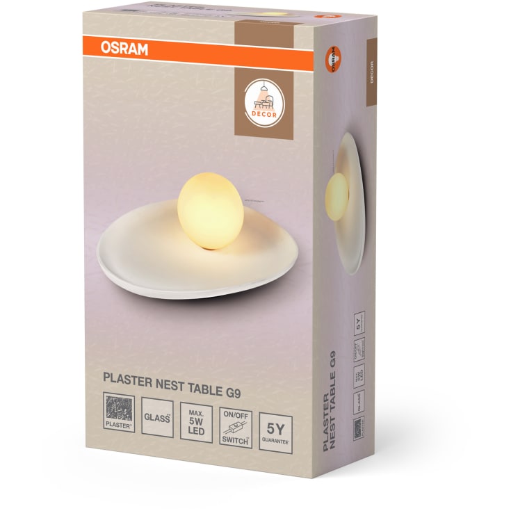 Osram Decor Nest bordslampa, vit