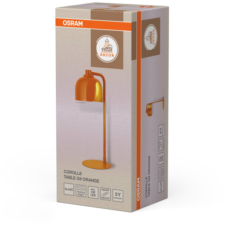 Osram Decor Corolle bordslampa, orange