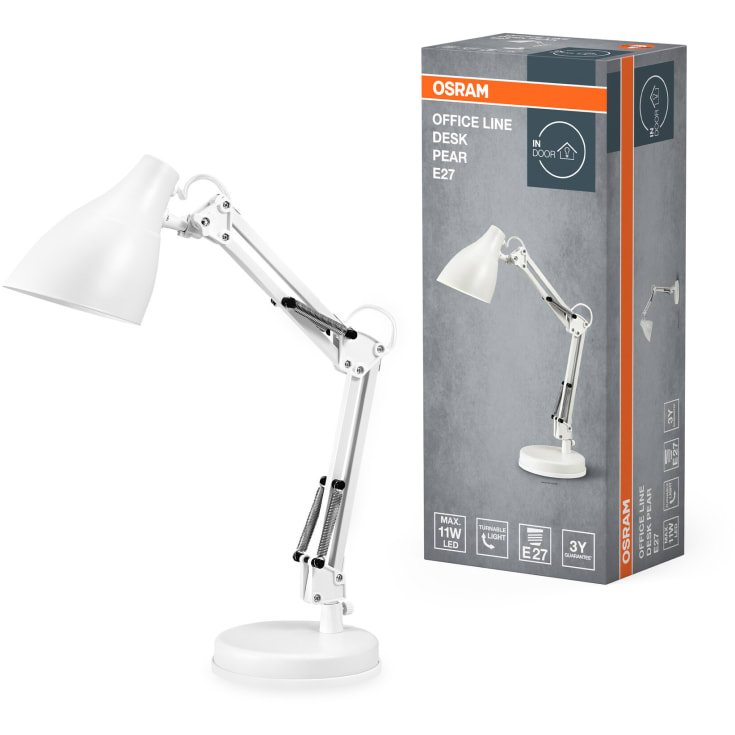 Osram Office skrivbordslampa, vit
