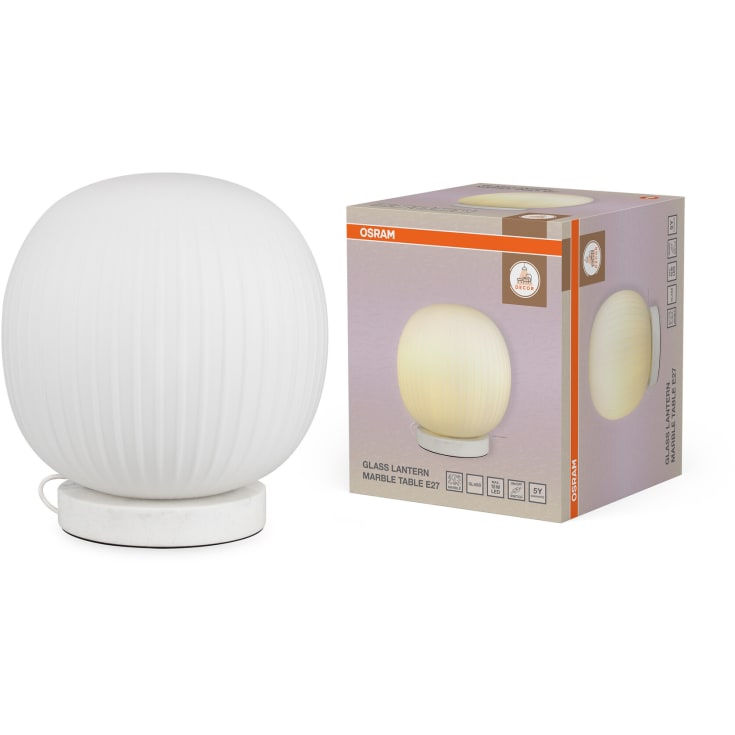Osram Decor Lantern bordslampa, marmor