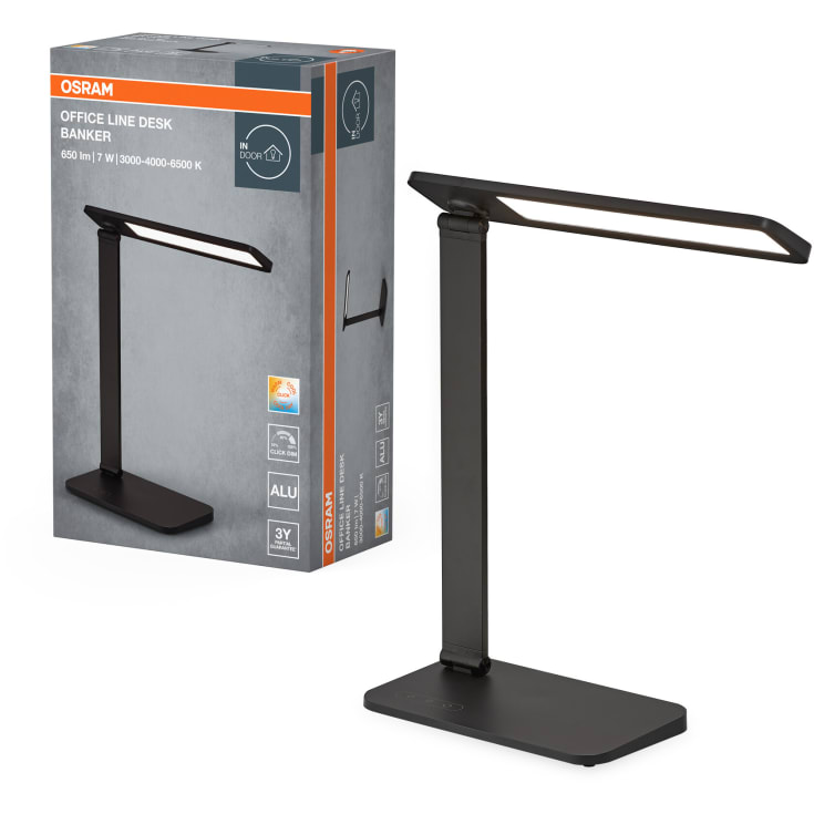 Osram Office Banker skrivbordslampa, 7,5W, svart