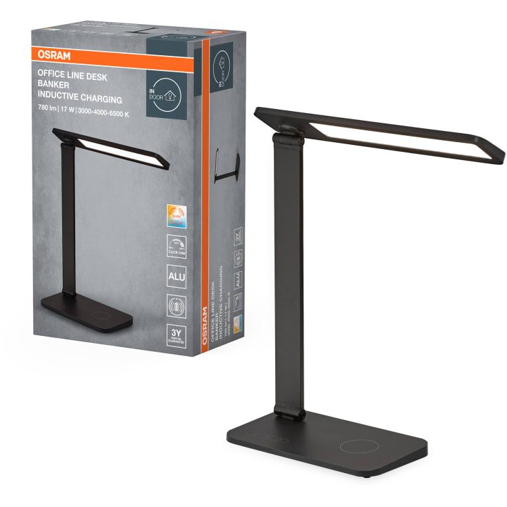 Osram Office Banker skrivebordslampe, 18W, sort