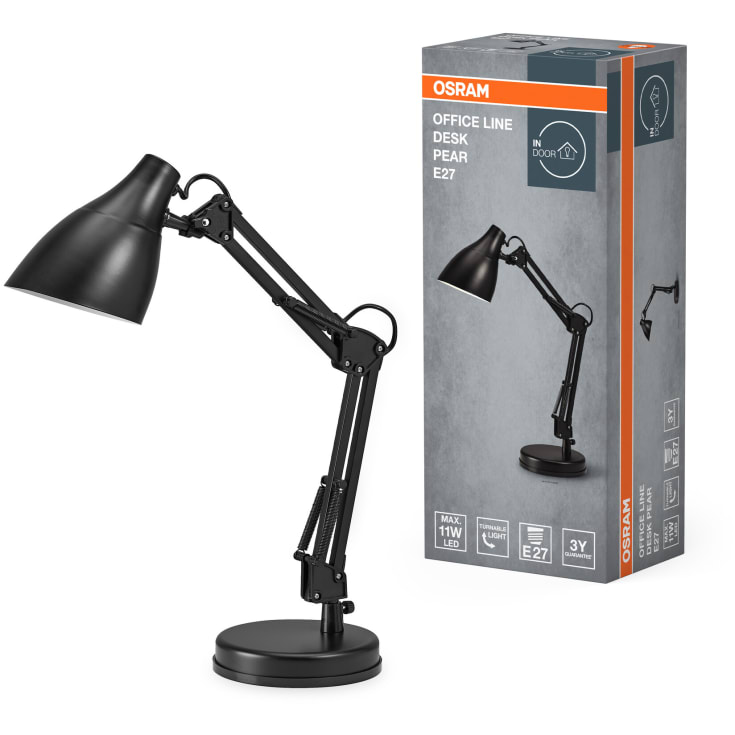 Osram Office skrivebordslampe, sort