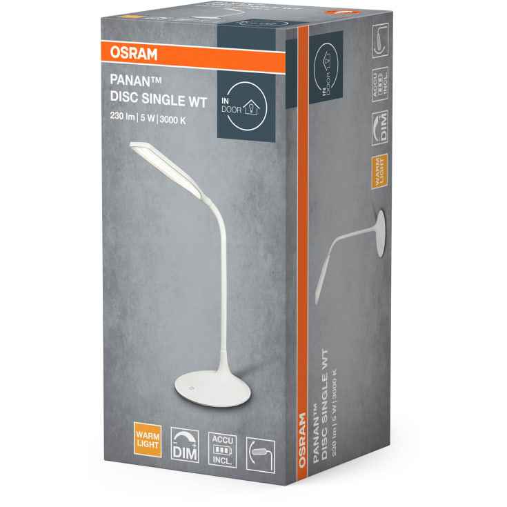 Osram Panan Disc genopladelig skrivebordslampe