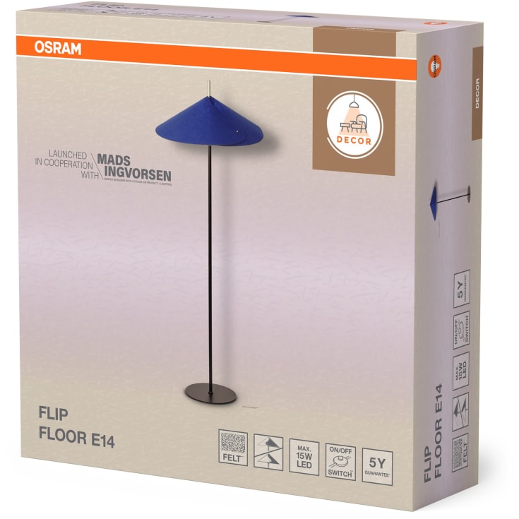 OSRAM DECOR Flip Floor E14