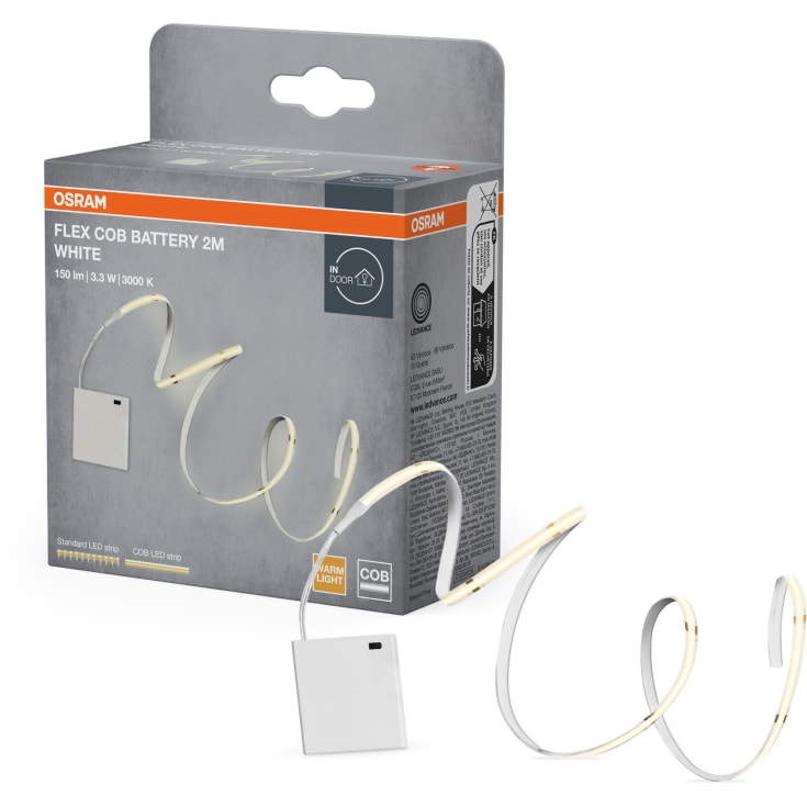 Osram Flex LED stripe, batteri, 2 meter