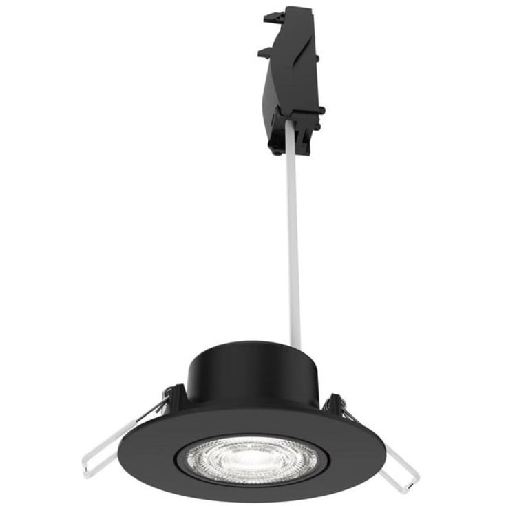 Philips Cilantro indbygningsspot, sort