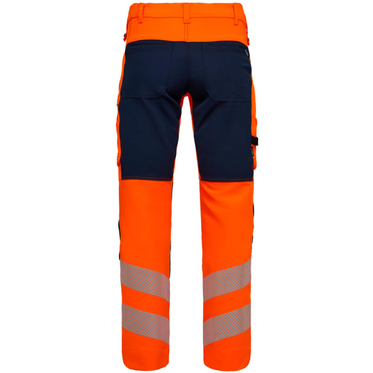 Engel Safety arbejdsbukser full stretch, Orange/Blue Ink, 124