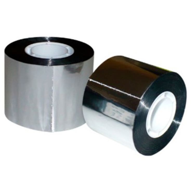 Roliba metalliseret plastfolietape, 50 my, 50 mm x 50 m